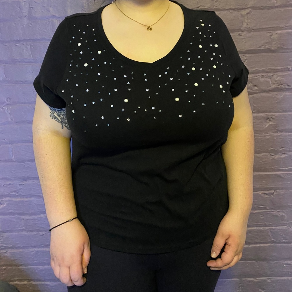 V-neck top